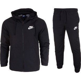 Зимовий чоловічий спортивний костюм Nike (Найк) Кофта і штани - Чорний ZSPK-0000004 фото