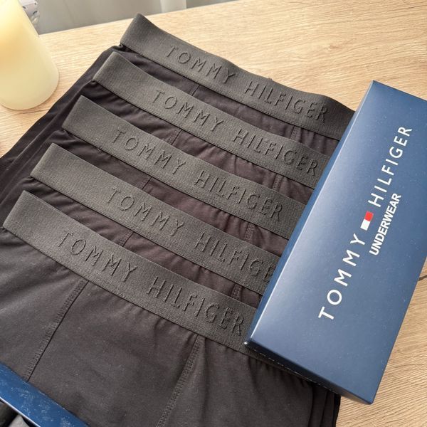 Чоловічі труси Tommy Hilfiger (Томмі Хілфігер) Набір з 5 штук | Набір Чоловічої нижньої білизни - (бавовняні) MTT-0000010 фото