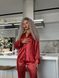 Пижама Victoria's Secret (Виктория Сикрет) Рубашка и штаны - Красная PJ-000003 фото 4