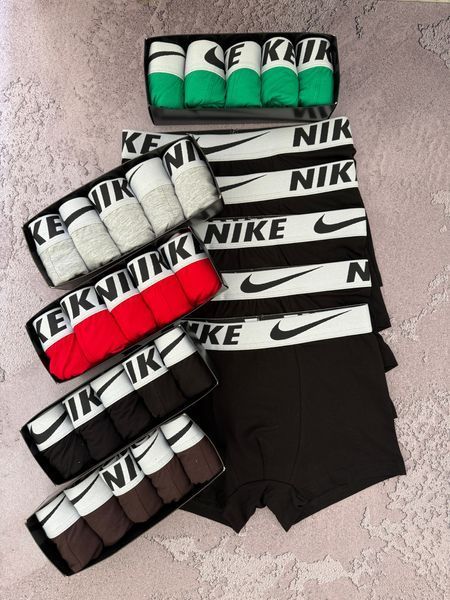 Чоловічі труси Nike (Найк) Набір з 5 штук | Набір Чоловічої нижньої білизни - (бавовняні) MTT-0000007 фото