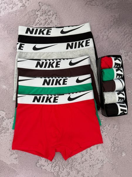 Чоловічі труси Nike (Найк) Набір з 5 штук | Набір Чоловічої нижньої білизни - (бавовняні) MTT-0000007 фото