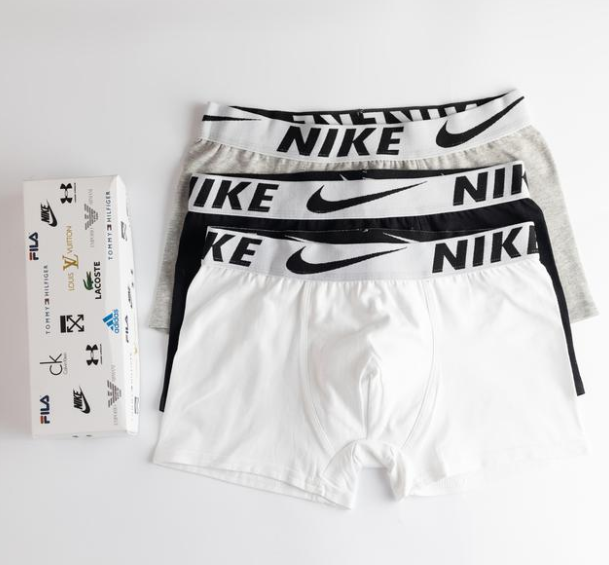 Мужские трусы Nike (Найк) Набор из 5 штук | Набор Мужского нижнего белья - (хлопковые) MT-0000077 фото