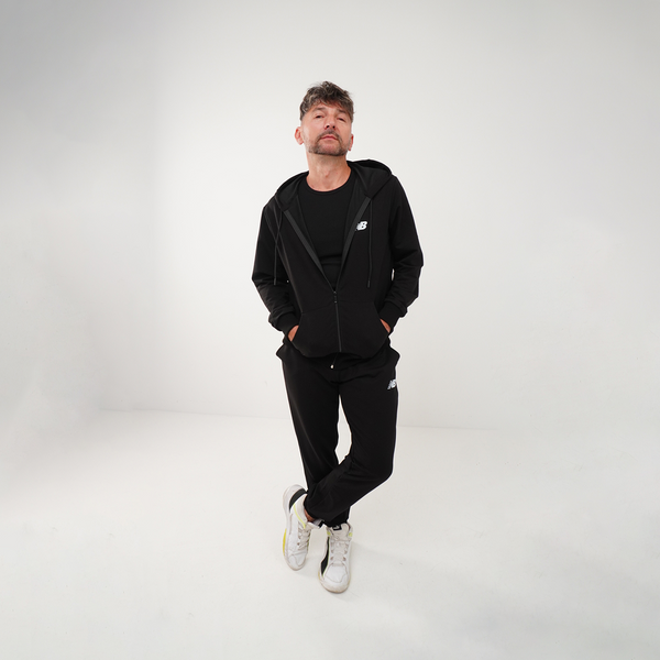 Зимовий чоловічий спортивний костюм (Туреччина) New Balance Кофта і штани - Чорний ZSPKT-0000010 фото