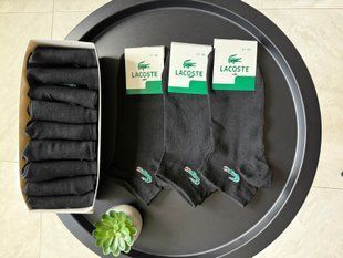 Шкарпетки Чоловічі Lacoste (Лакост) - Чорні - комплект 9 пар NM-0000009 фото