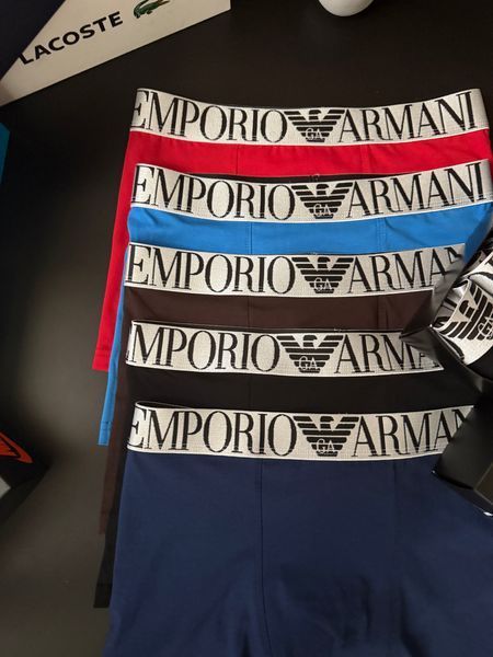 Чоловічі труси Armani (Армані) Набір з 5 штук | Набір Чоловічої нижньої білизни - (бавовняні) MT-0000104 фото