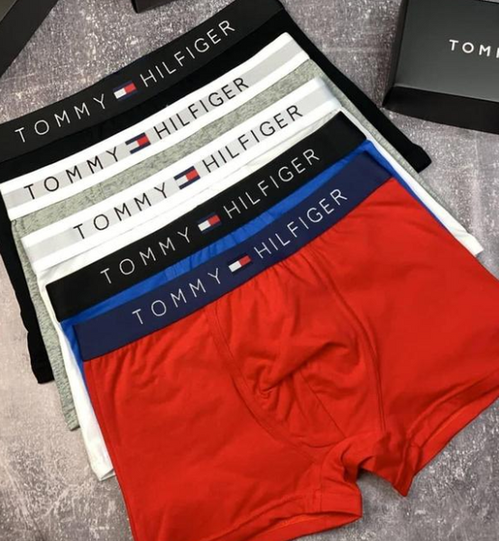 Мужские трусы Tommy Hilfiger (Томми Хилфигер) Набор из 5 штук | Набор Мужского нижнего белья - (хлопковые) MT-0000088 фото