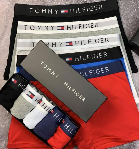 Мужские трусы Tommy Hilfiger (Томми Хилфигер) Набор из 5 штук | Набор Мужского нижнего белья - (хлопковые) MT-0000088 фото