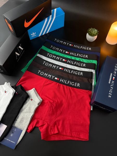 Мужские трусы Tommy Hilfiger (Томми Хилфигер) Набор из 5 штук | Набор Мужского нижнего белья - (хлопковые) MT-0000057 фото