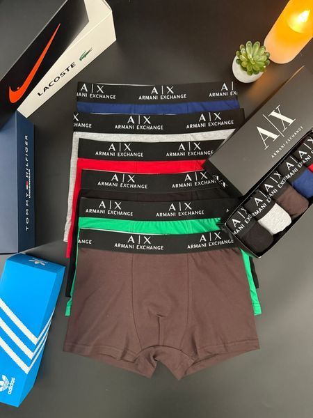 Чоловічі труси Armani (Армані) Набір з 5 штук | Набір Чоловічої нижньої білизни - (бавовняні) MT-0000111 фото