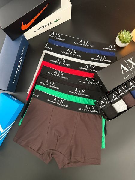 Чоловічі труси Armani (Армані) Набір з 5 штук | Набір Чоловічої нижньої білизни - (бавовняні) MT-0000111 фото