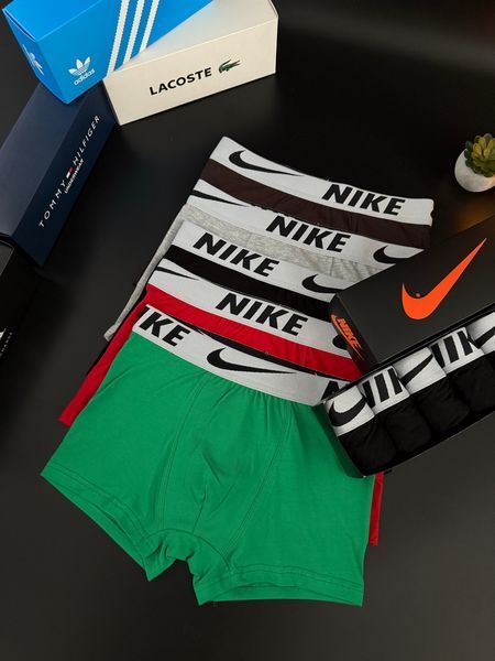 Чоловічі труси Nike (Найк) Набір з 5 штук | Набір Чоловічої нижньої білизни - (бавовняні) MT-0000071 фото